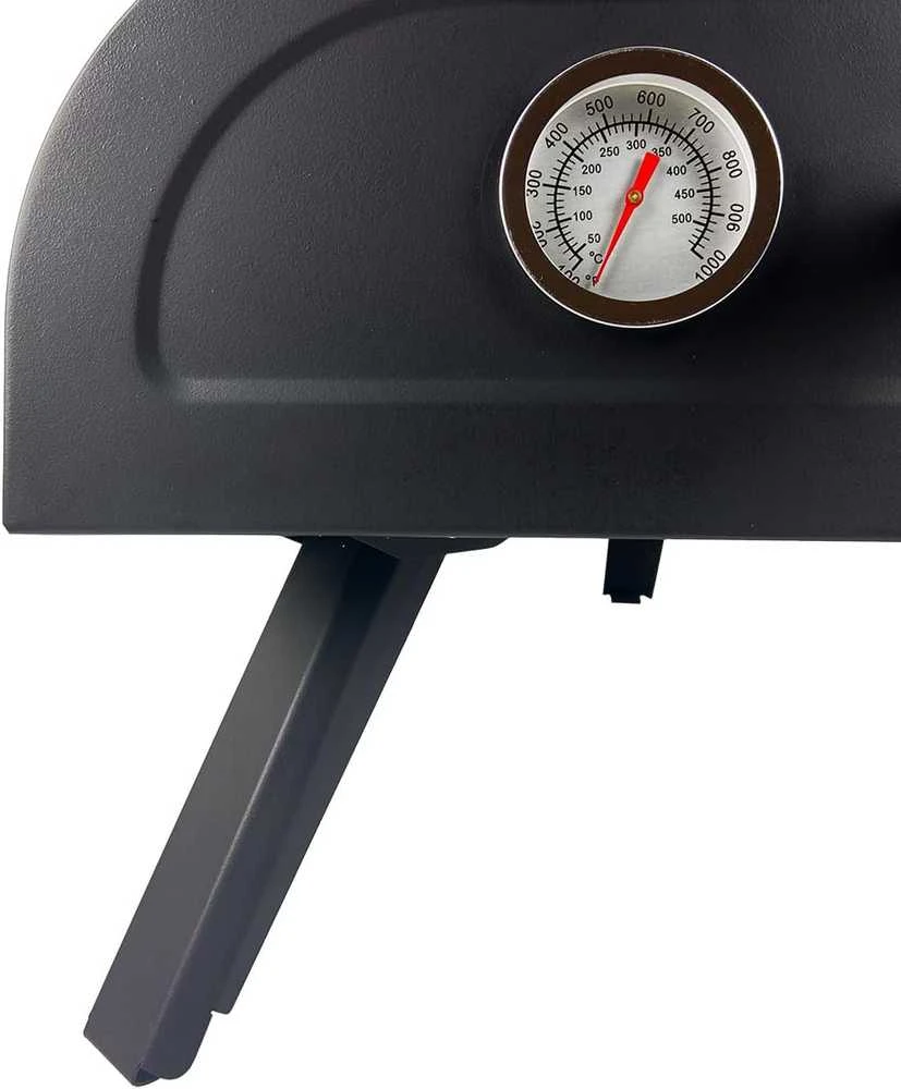 Jocca nerūdijančio plieno picos kepimo orkaitė su integruotu termometru, 1500 W, modelis 2373