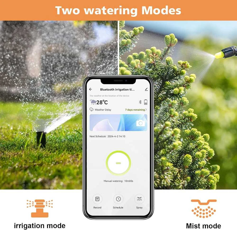 Johgee išmanusis Wi-Fi laistymo kompiuteris su automatine valdymo sistema ir programėle, modelis 622