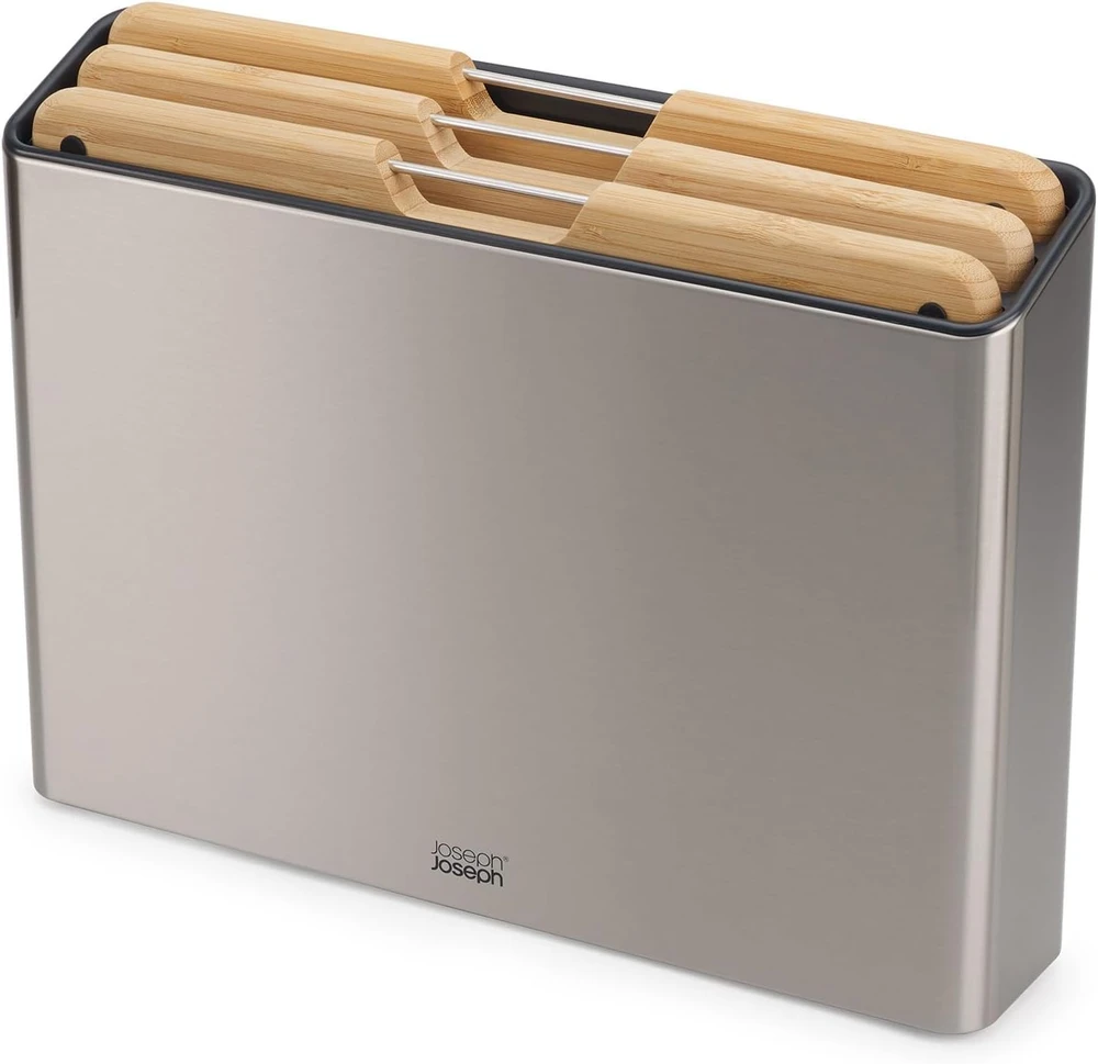 Joseph Joseph Joseph Folio Steel Bamboo 60229 4 el. sidabrinė