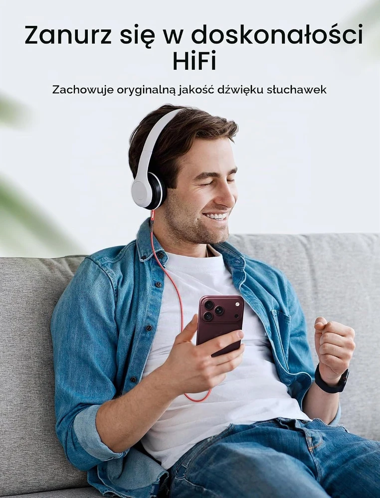 JSAUX 1 m USB-C–3,5 mm garso kabelis, CM0012