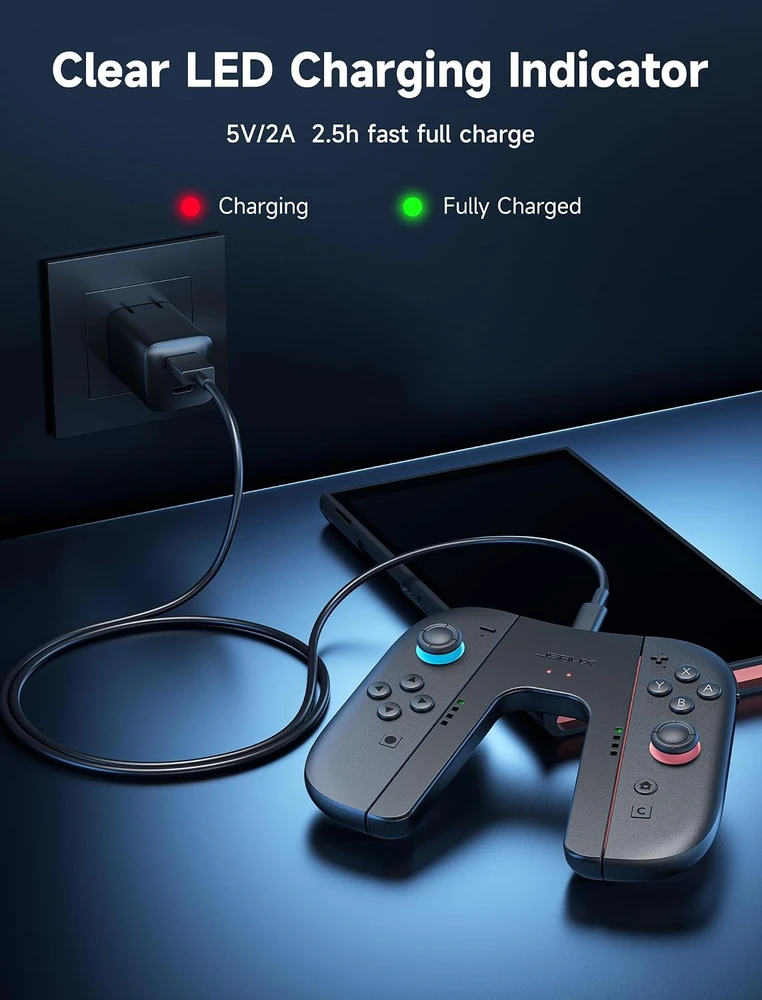 JSAUX Nintendo Switch 2 valdiklių įkrovimo laikiklis su magnetiniu tvirtinimu, GP0502