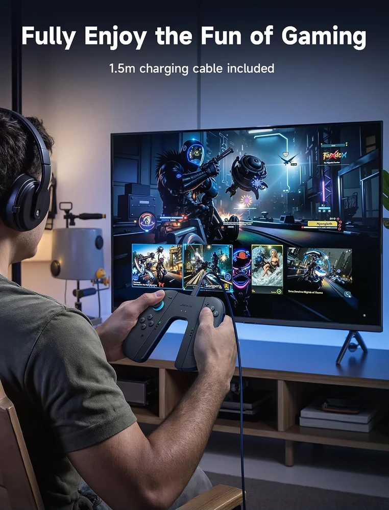 JSAUX Nintendo Switch 2 valdiklių įkrovimo laikiklis su magnetiniu tvirtinimu, GP0502