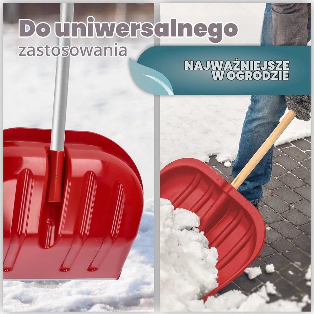 KADAX sniego kastuvo semtuvas be koto su cinkuoto plieno briauna K3739