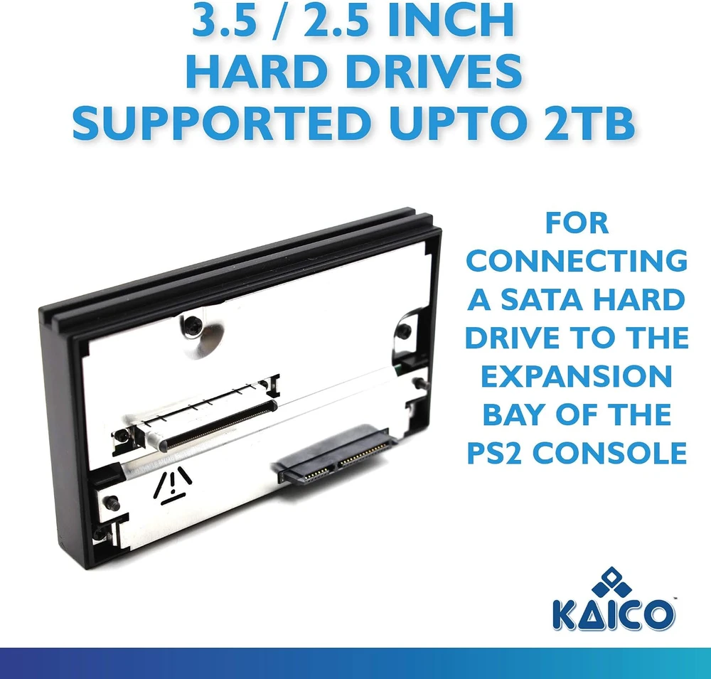 Kaico SATA kietojo disko adapteris PlayStation 2 Phat konsolei iki 2 TB 15975a3a-1602-4f70-89b7-f175db15f893