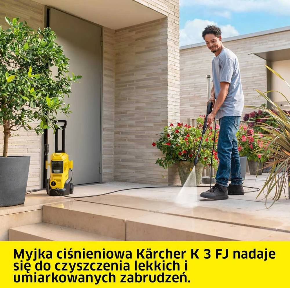 Karcher aukšto slėgio plovimo įrenginys K 3 FJ, 120 bar, 380 l/h, 4 m žarna, 1.676-358.0