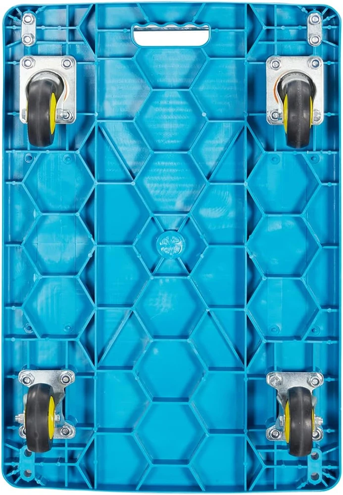 KATSU Tools platforminis plastikinis vežimėlis, sulankstomas, 150 kg keliamoji galia