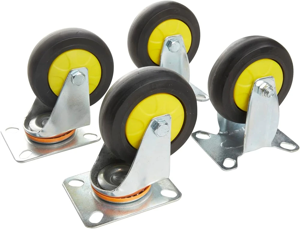 KATSU Tools platforminis plastikinis vežimėlis, sulankstomas, 150 kg keliamoji galia