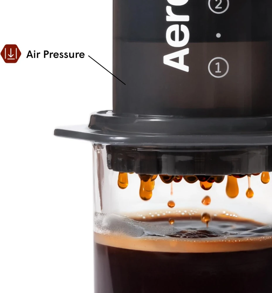 Kavos aparatas AeroPress rankinis kavos virimo aparatas su mikrofiltravimu, 295,74 ml A80