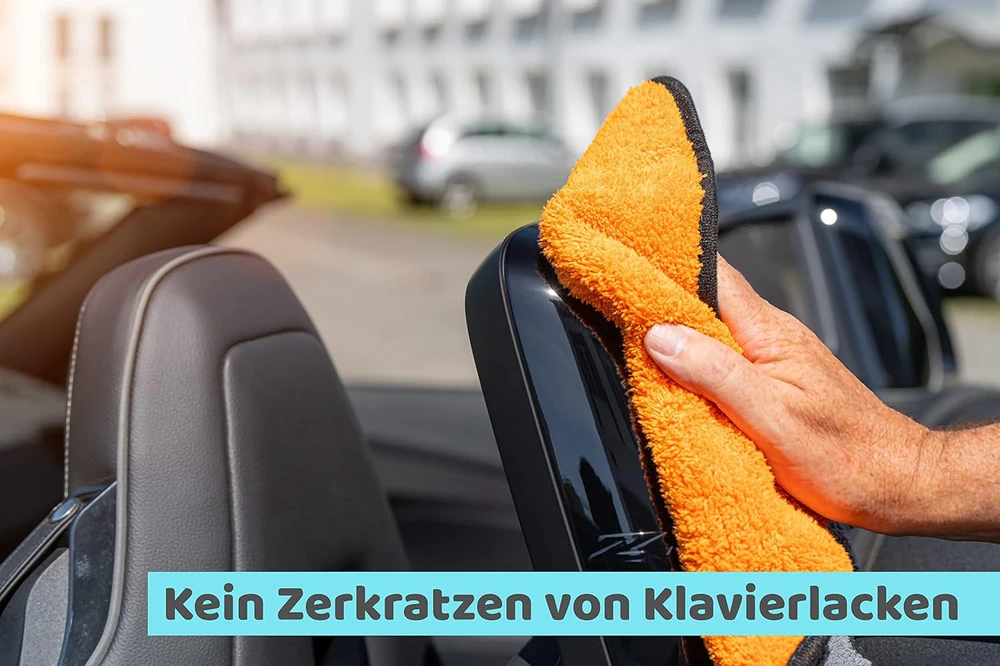 Kemes mikropluošto šluostės automobilių valymui, 40x40 cm, 600 g/m², 3 vnt.