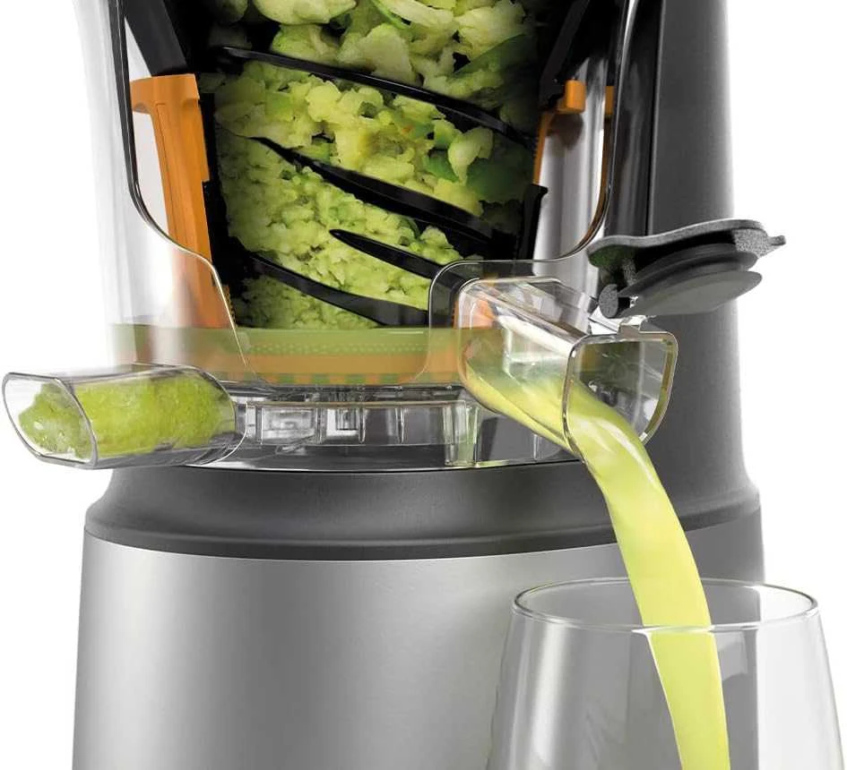 Kenwood lėtaeigė sulčiaspaudė 230 W, XL įkrovimo angos, 1 l talpa, PureJuice JMP85.000SI