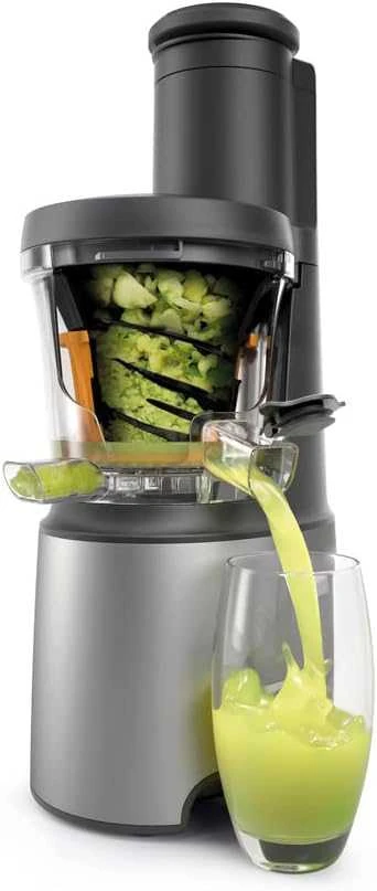 Kenwood lėtaeigė sulčiaspaudė 230 W, XL įkrovimo angos, 1 l talpa, PureJuice JMP85.000SI