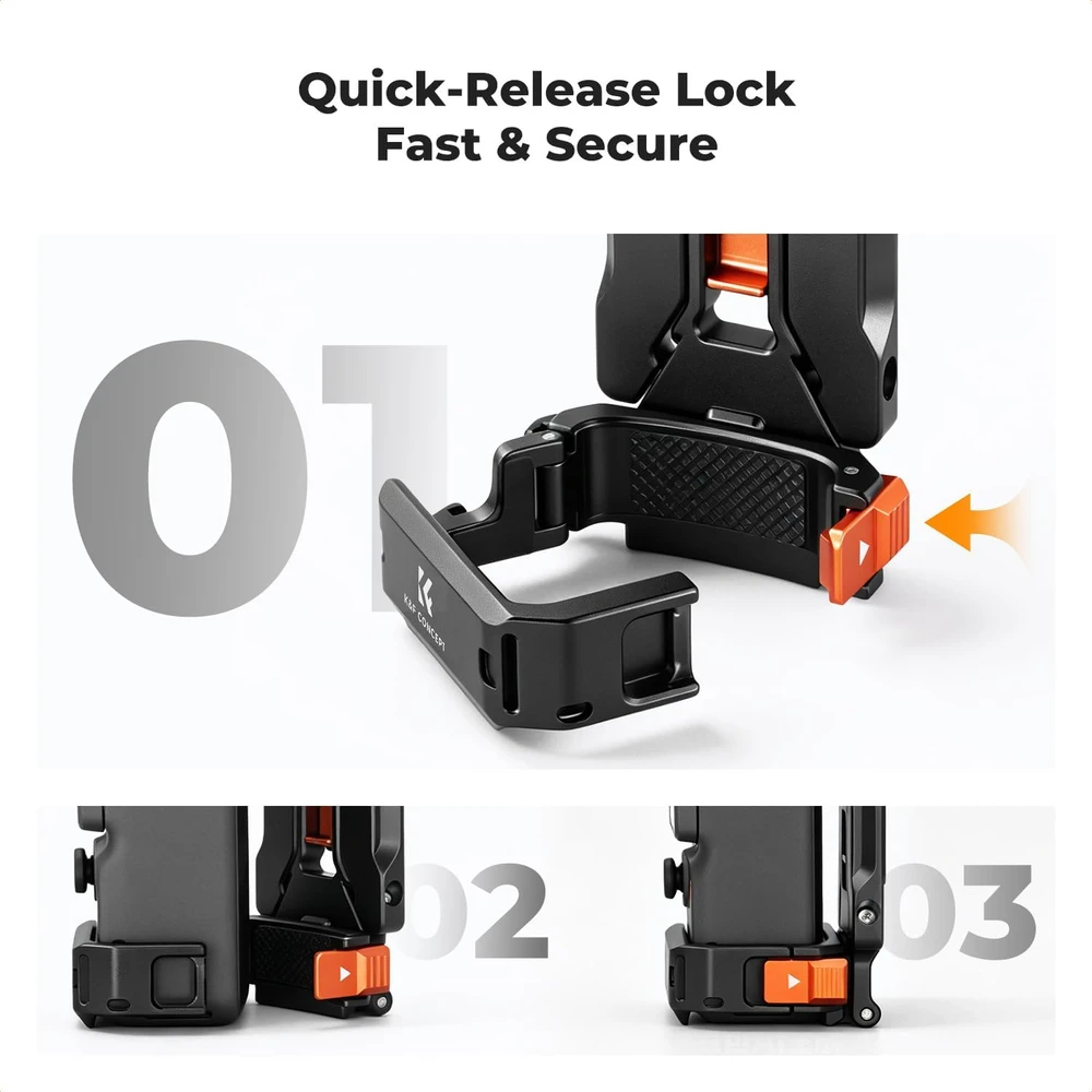 K&F CONCEPT apsauginis rėmas DJI Osmo Pocket 3/4 su magnetiniu tvirtinimu KF20.0022