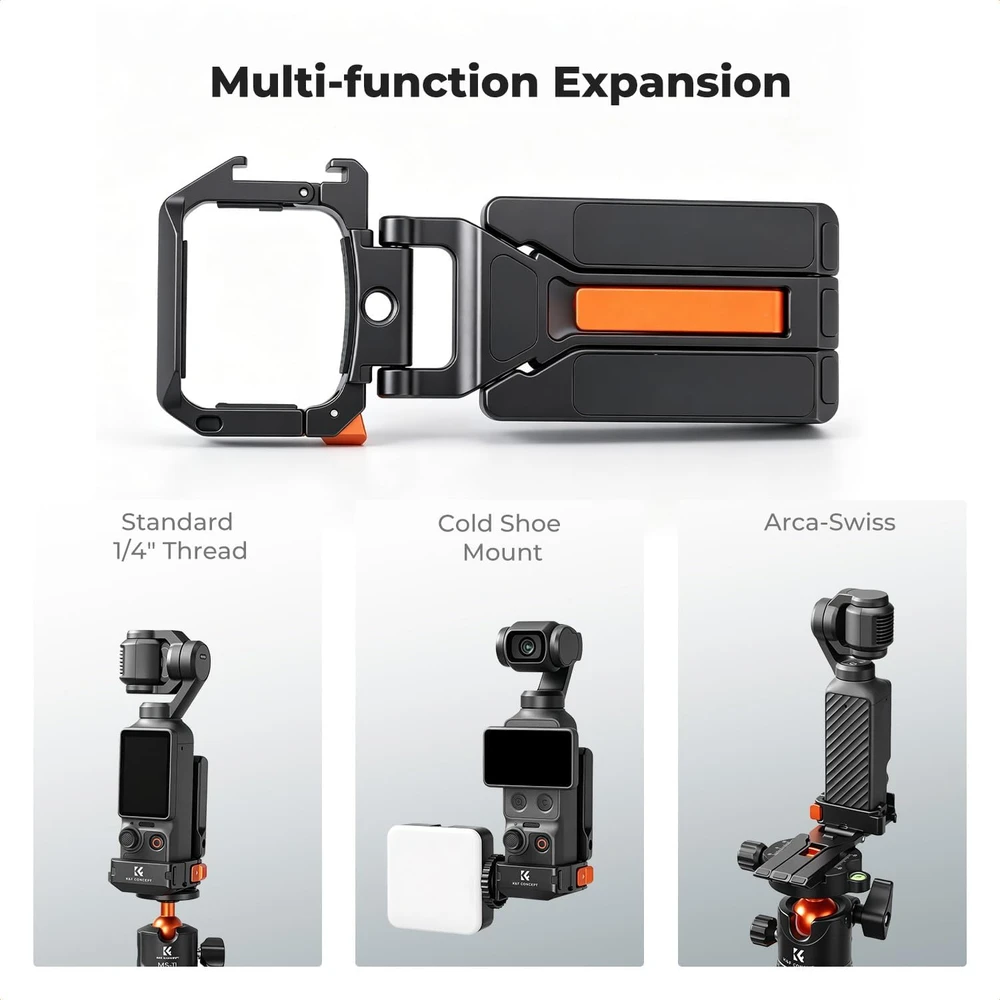 K&F CONCEPT apsauginis rėmas DJI Osmo Pocket 3/4 su magnetiniu tvirtinimu KF20.0022