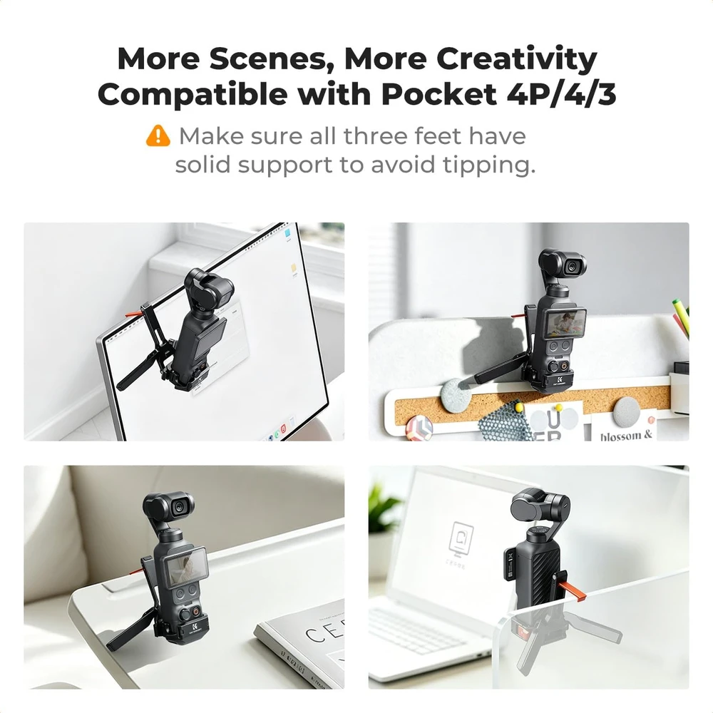 K&F CONCEPT apsauginis rėmas DJI Osmo Pocket 3/4 su magnetiniu tvirtinimu KF20.0022