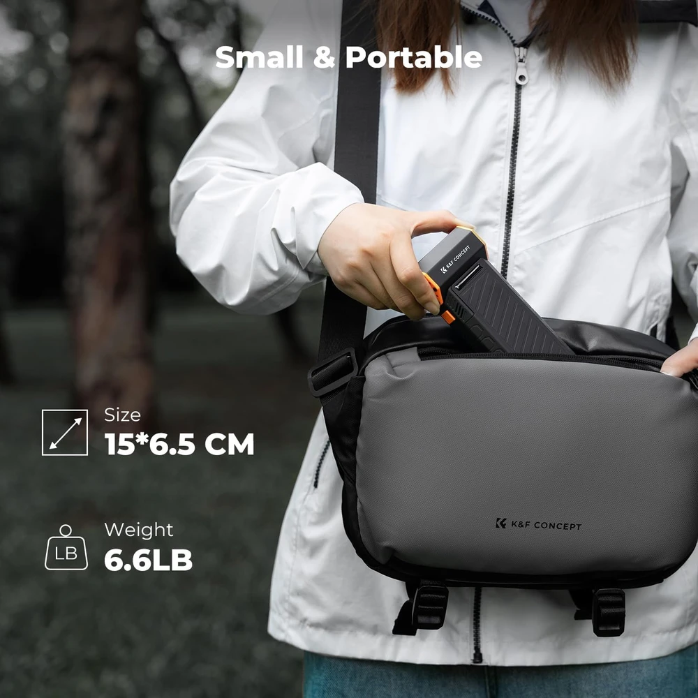 K&F Concept elektrinis 2 viename magnetinis dulkių pūstuvas ir siurblys, 300 000 aps./min., 6000 mAh, BS500M
