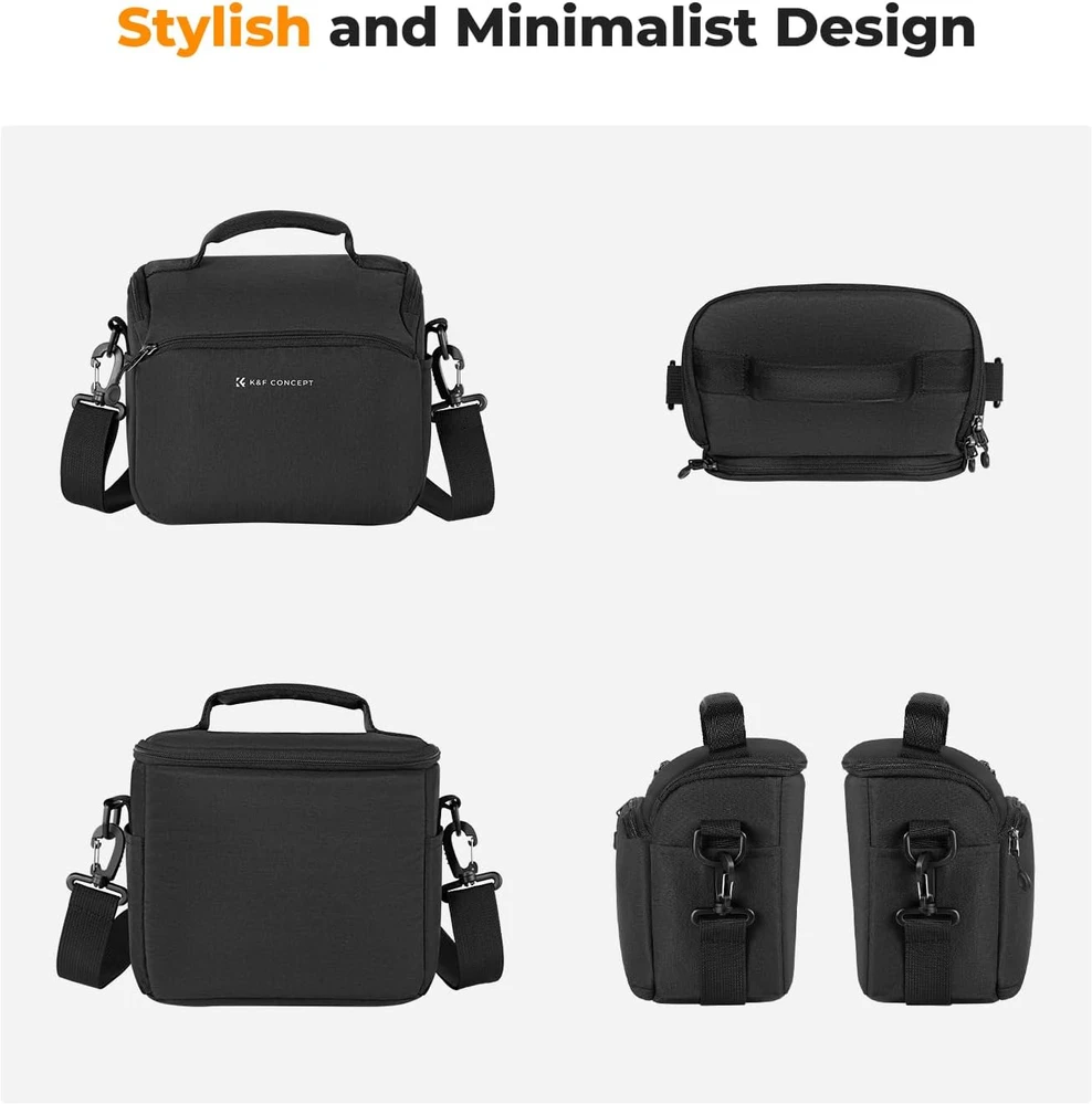 K&F Concept fotoaparato dėklas, minkštas, vandeniui atsparus, 5 l, juodas, JPKF13.179US