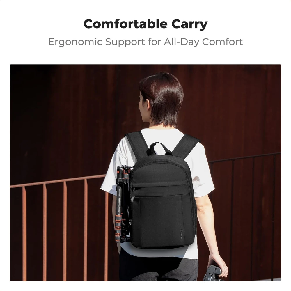 K&F Concept fotoaparato kuprinė 15 l su skyriumi nešiojamajam kompiuteriui iki 14 col., KF13.223