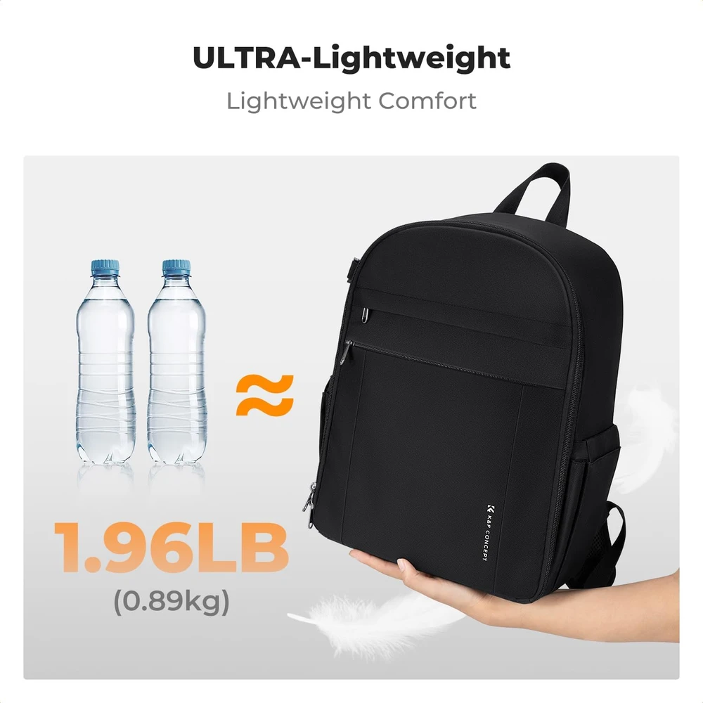 K&F Concept fotoaparato kuprinė 15 l su skyriumi nešiojamajam kompiuteriui iki 14 col., KF13.223