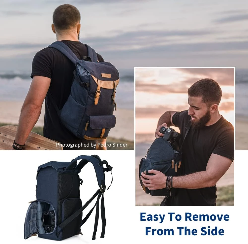 K&F CONCEPT fotoaparato kuprinė 19 l, 15,6 col. nešiojamajam kompiuteriui KF13.066V11US