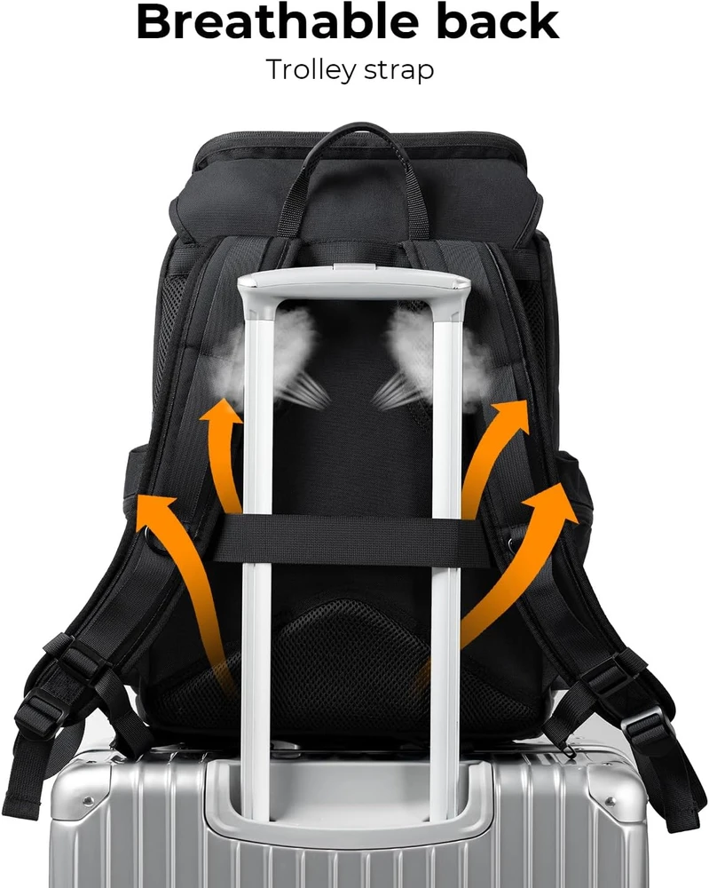K&F CONCEPT fotoaparato kuprinė 25 l su kietu priekiniu dėklu, KF13.098V6