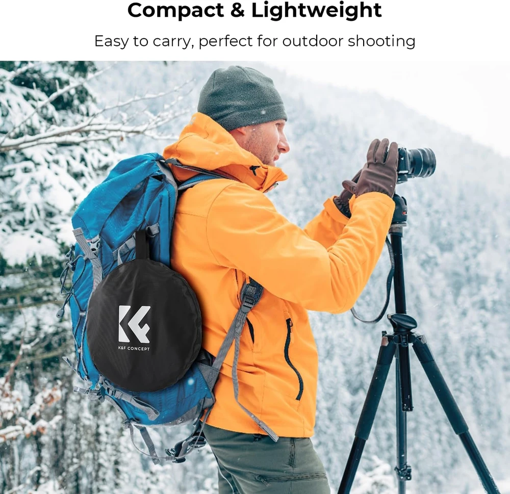 Kf Concept Fotografijos Priedas - K&F 5-In-1 Apvalus Atspindys Rinkinys 60cm