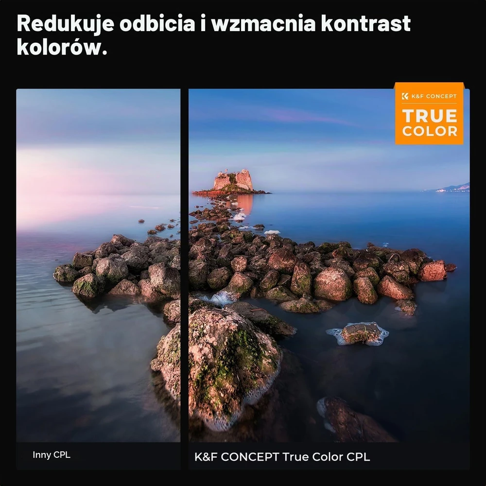 K&F CONCEPT kintamas ND2–ND32 ir CPL objektyvo filtras 67 mm AU-KF01.2571