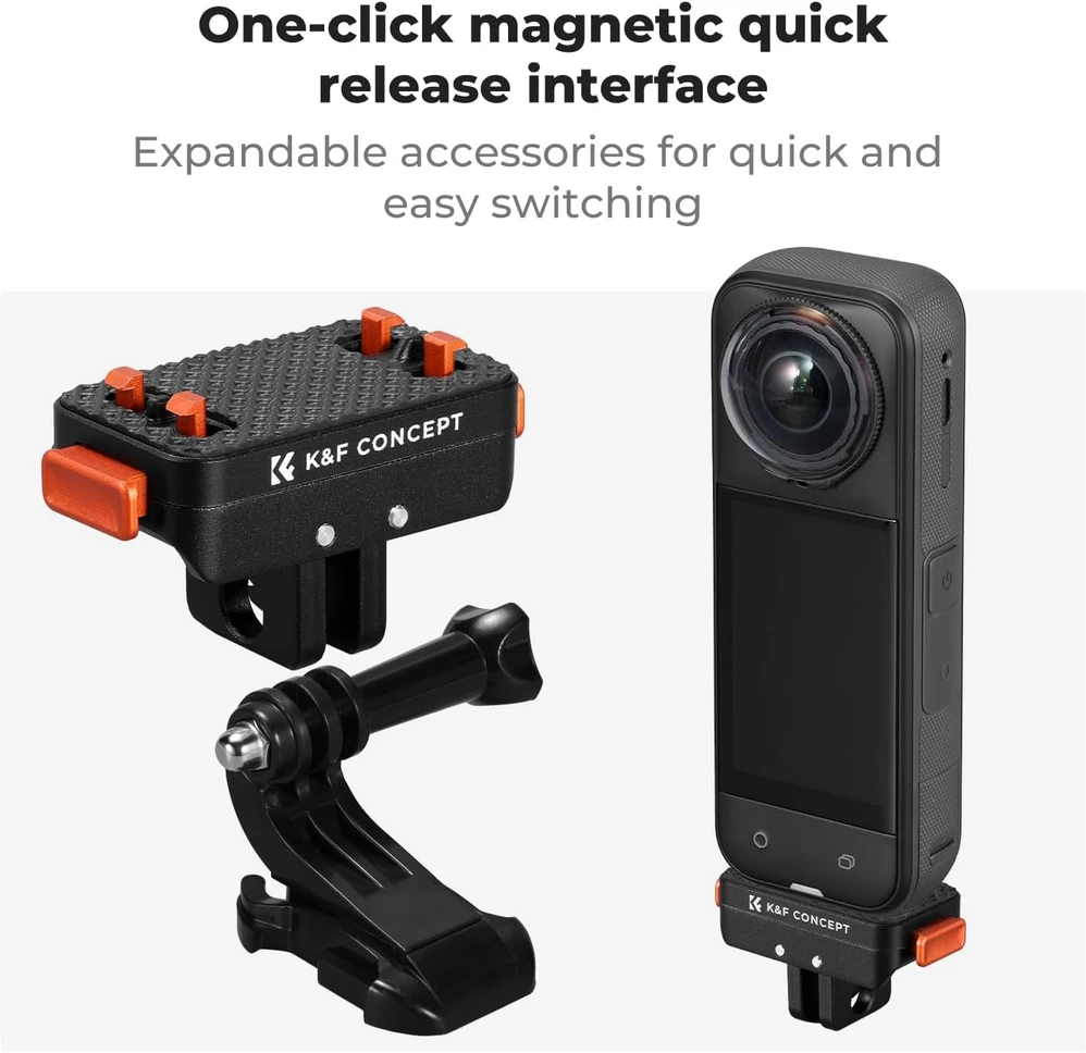 K&F CONCEPT magnetinis greito tvirtinimo adapteris Insta360 X5 ir Ace Pro 2 KF12.0002V1