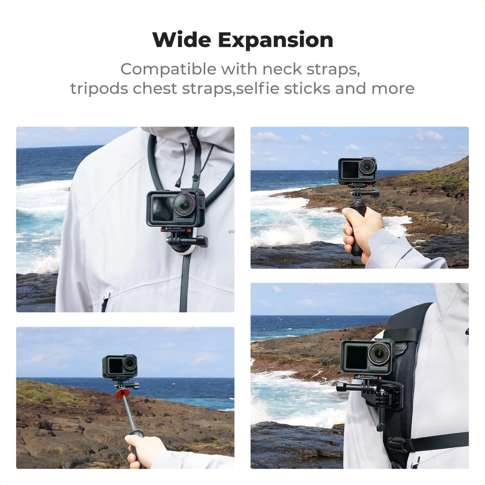 K&F CONCEPT magnetinis greitojo atjungimo adapteris DJI Osmo Action 3, 4 ir 5 Pro, KF31.175