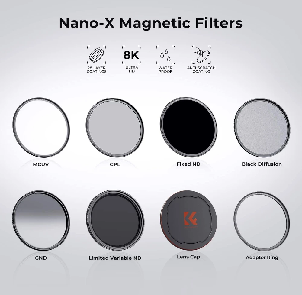 K&F Concept magnetinis UV filtras objektyvui 67 mm Nano-X SKU.1884