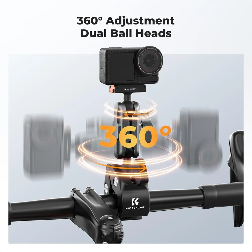 K&F CONCEPT motociklo ir dviračio kameros laikiklis su magnetiniu tvirtinimu KF31.204S1