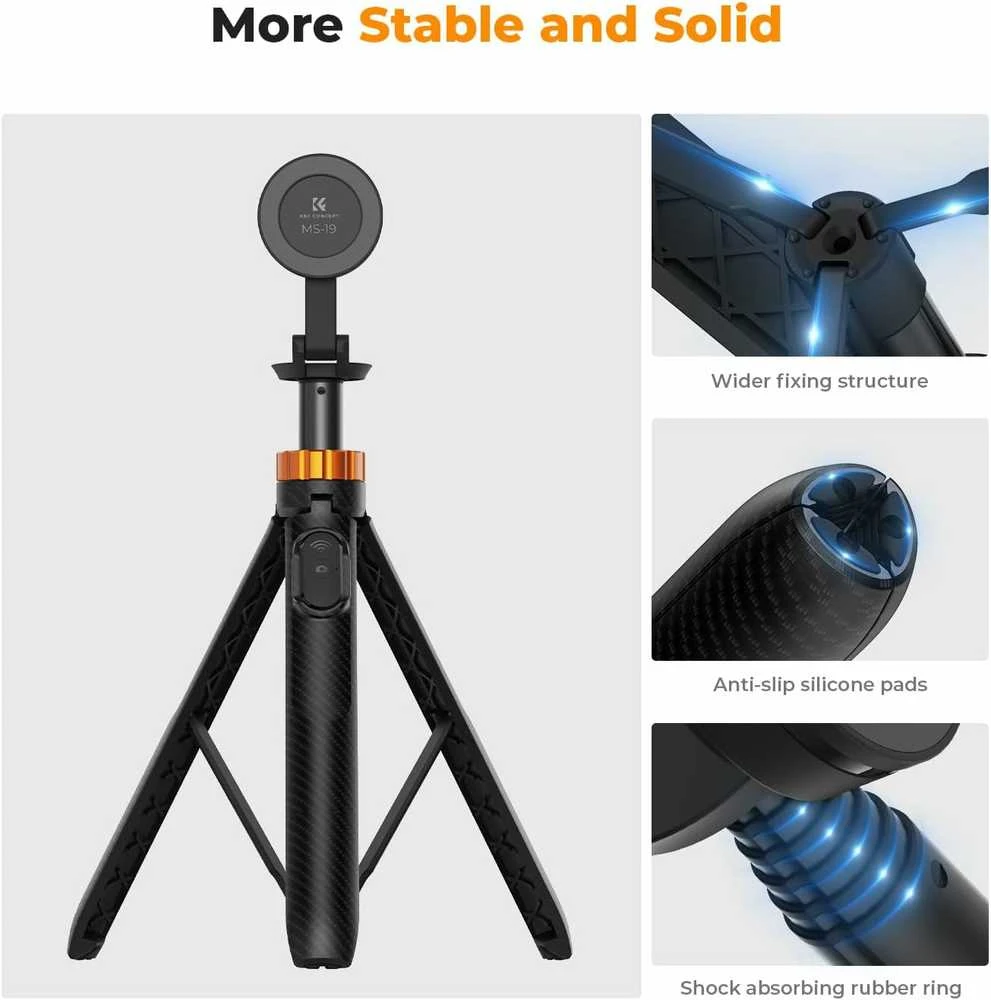 K&F Tripod K&F Concept Selfie Ms19 su laikikliu MagSafe