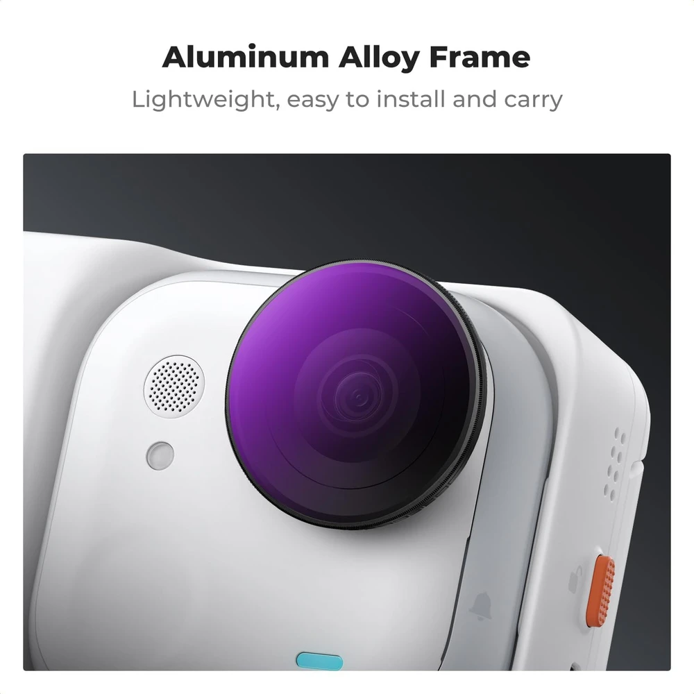 K&F CONCEPT ND/PL filtrų rinkinys Insta360 Go Ultra kamerai, ND8–ND64, SKU.1673