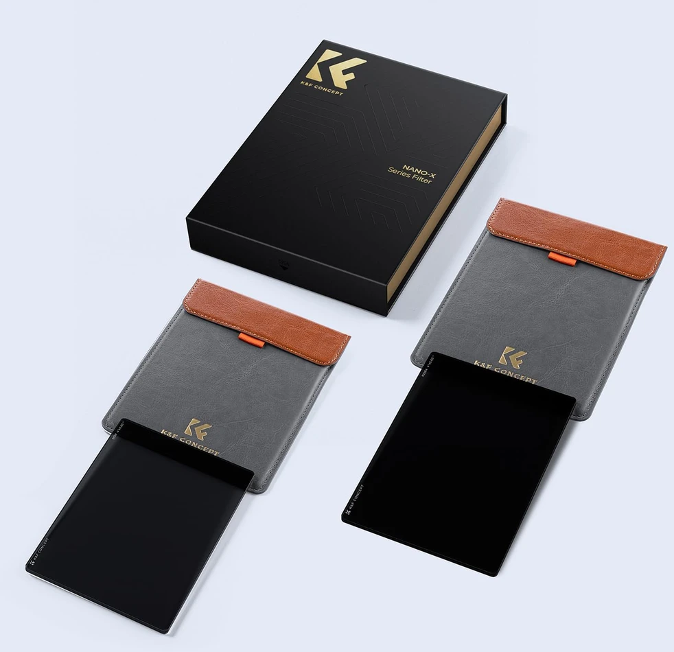 K&F Concept neutralaus tankio filtrų rinkinys ND8 ir ND64, 4 × 5,65 col., SKU.2079