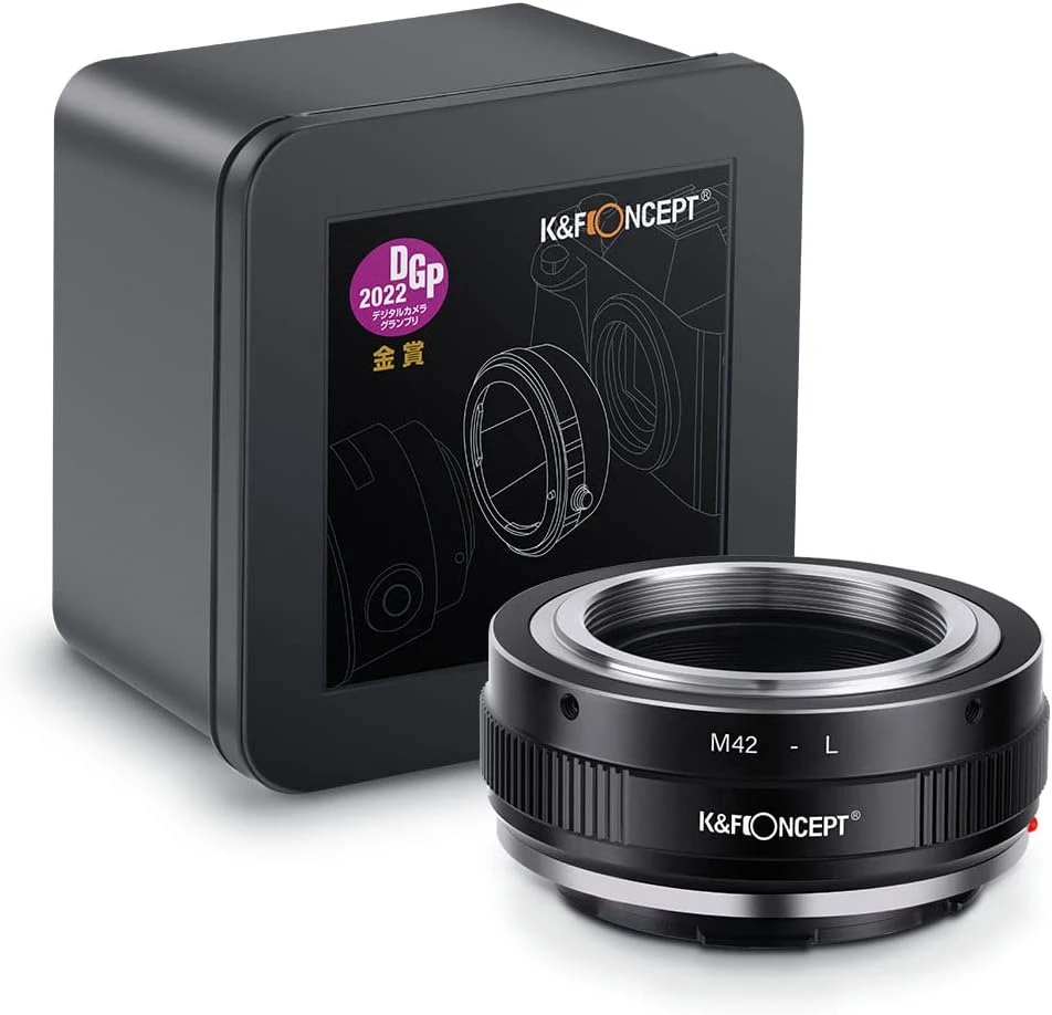 K&F CONCEPT objektyvo adapteris M42 į L tvirtinimą rankiniam fokusavimui P15-KF06.476