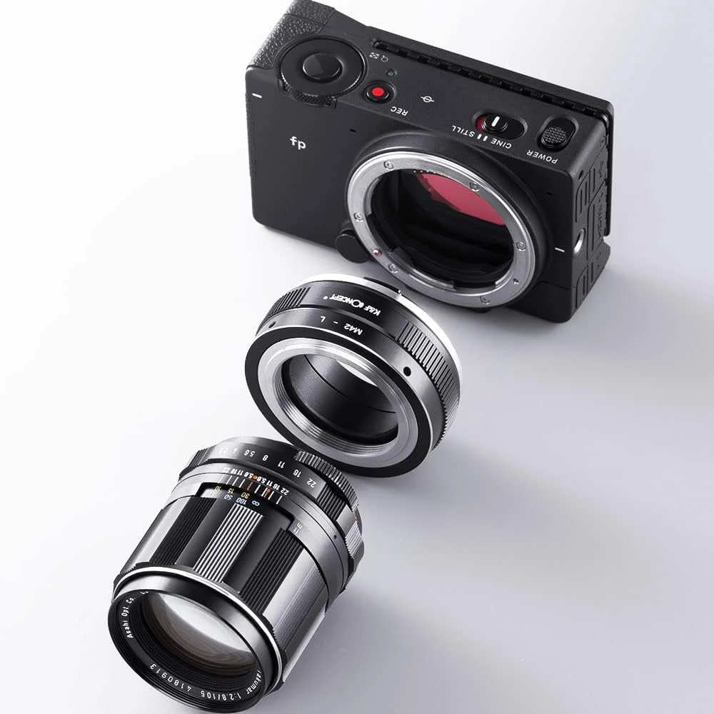 K&F CONCEPT objektyvo adapteris M42 į L tvirtinimą rankiniam fokusavimui P15-KF06.476