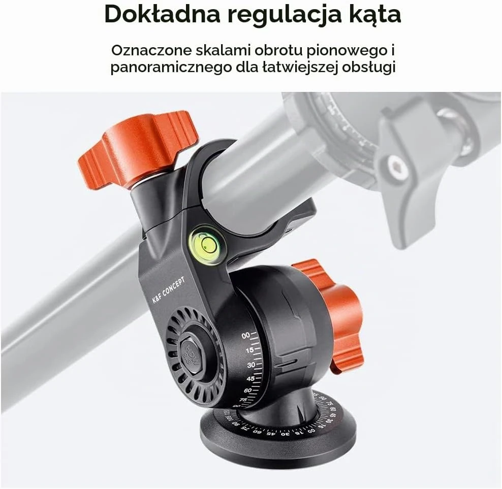 K&F CONCEPT reguliuojama trikojo centrinė kolona 25 mm, 5kg, KF31.010
