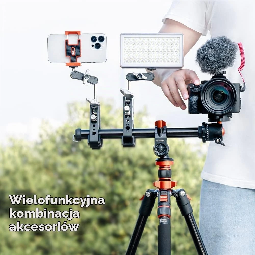 K&F CONCEPT reguliuojama trikojo centrinė kolona 25 mm, 5kg, KF31.010