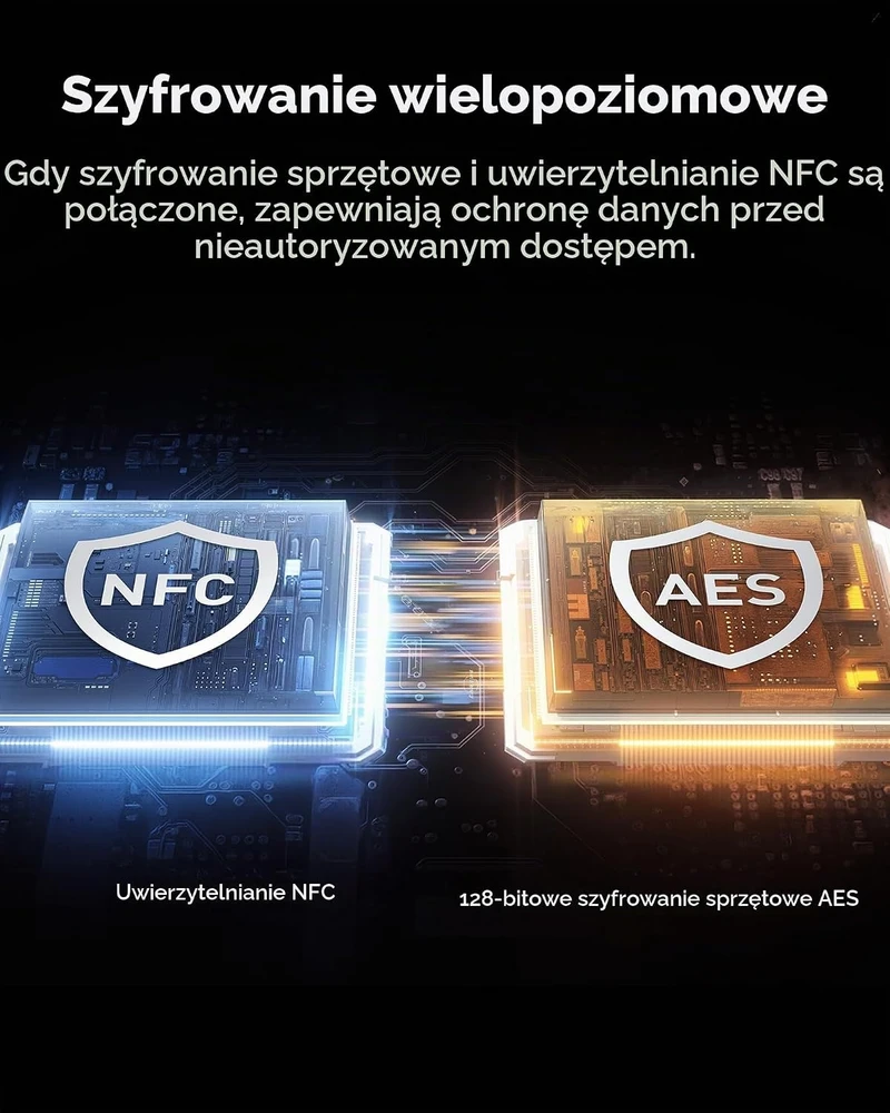 Kietasis diskas Lexar TouchLock išorinis 1 TB SSD su USB 3.2 Gen 2 ir NFC autentifikavimu, 0843367143399