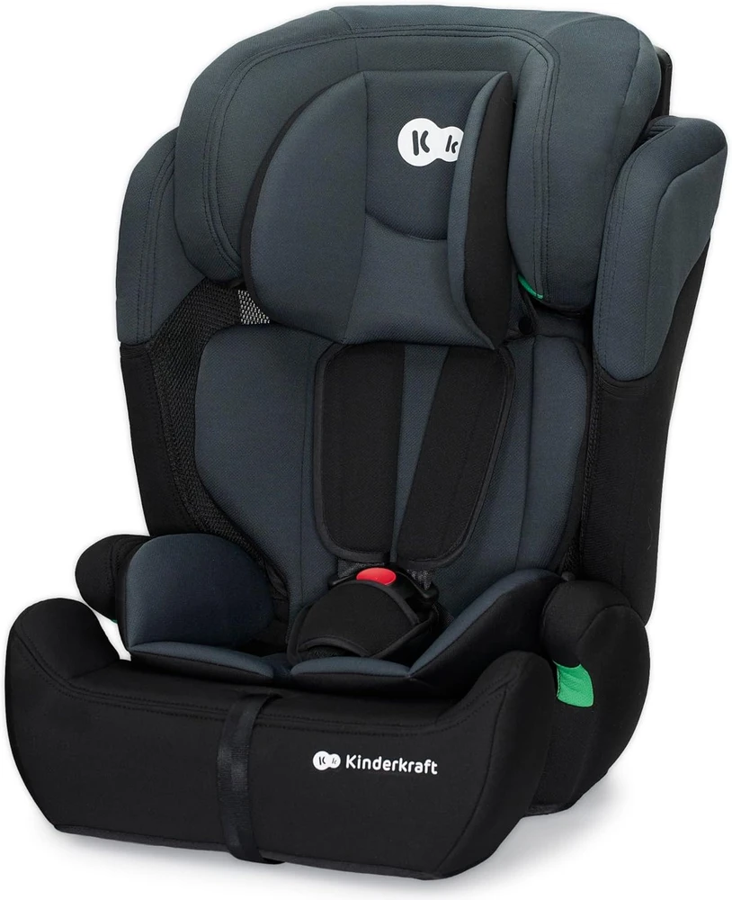 KINDERKRAFT automobilinė kėdutė COMFORT UP i-Size, juodos spalvos, KCCOUP02BLK0000