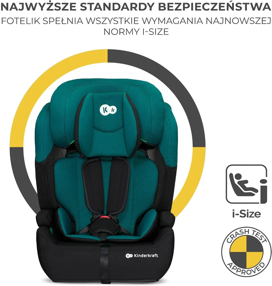 Kinderkraft Comfort Up I-Size pilka