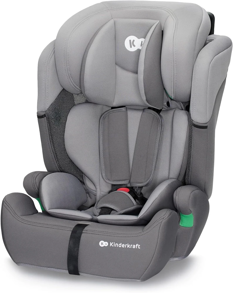 KINDERKRAFT automobilinė kėdutė COMFORT UP i-Size, pilkos spalvos, KCCOUP02GRY0000