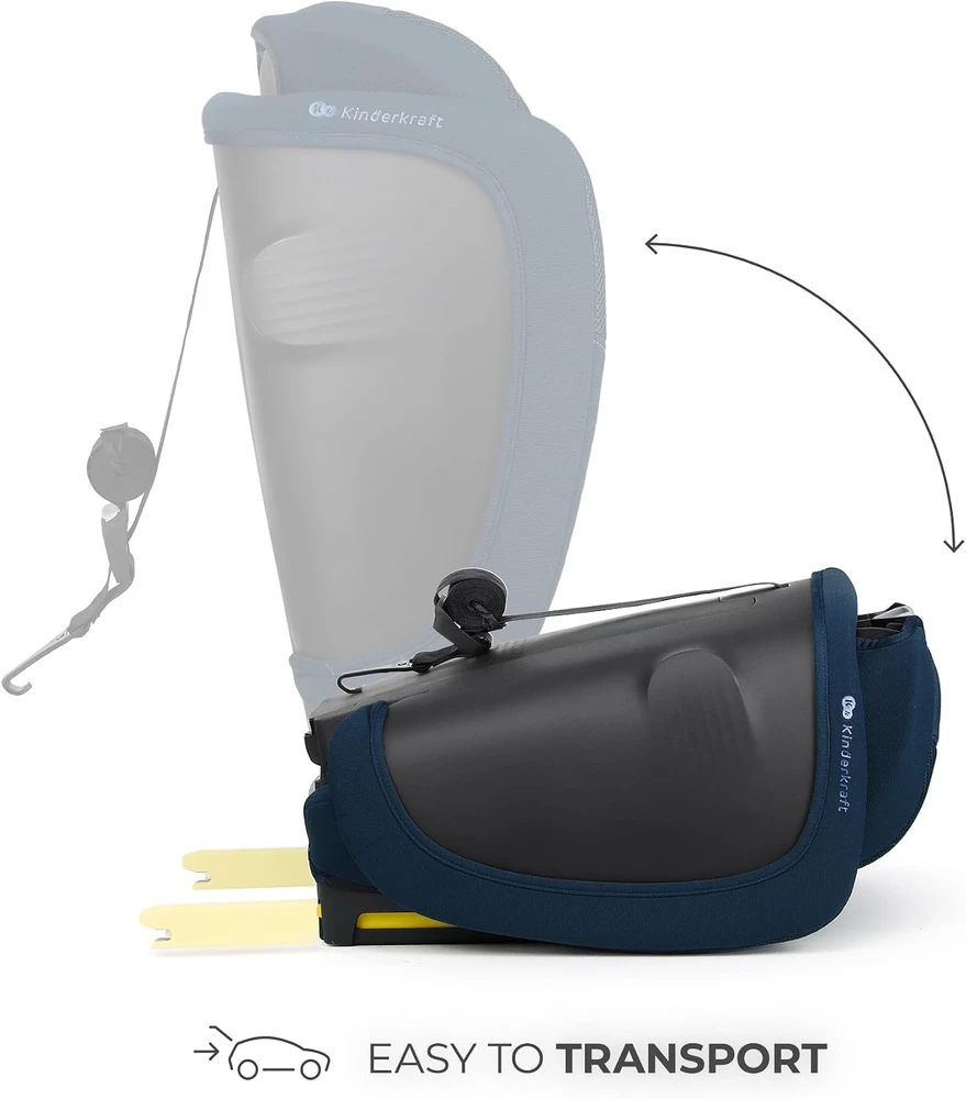 Kinderkraft automobilinė kėdutė FIX2GO i-Size 76–150 cm su ISOFIX ir Top Tether