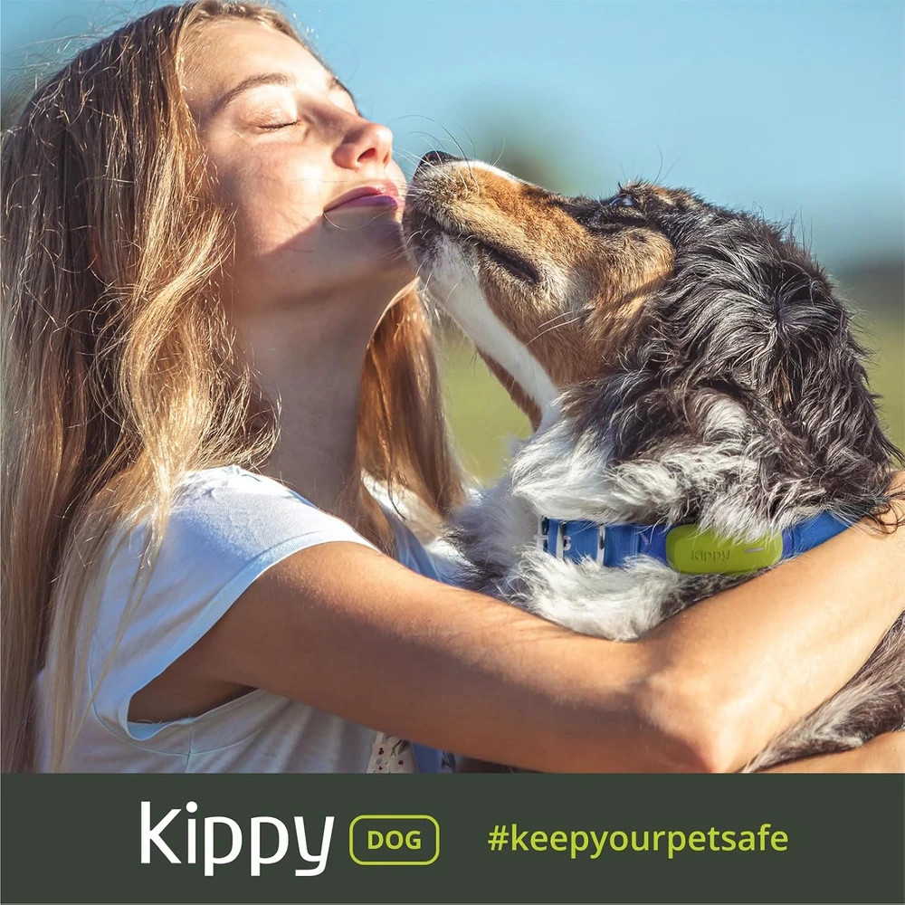 Kippy GPS sekiklis šunims ir katėms, atsparus vandeniui, su 4G LTE-M, žalias