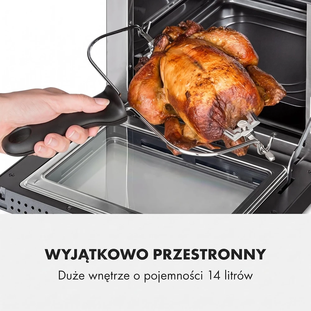 Klarstein karšto oro gruzdintuvė AeroVital Cube Chef 14 l 1700 W OV12-9500-lCube