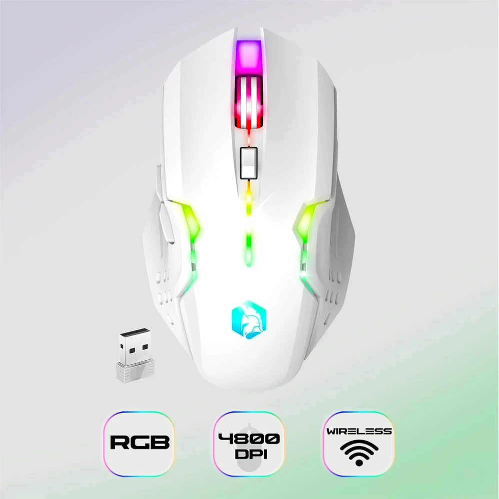 Klaviatūra Empire Gaming belaidis žaidimų klaviatūros ir pelės rinkinys 2,4 GHz, QWERTZ, 4800 DPI Armor RF800