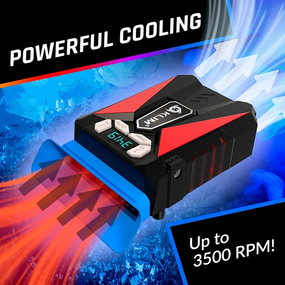KLIM Cool USB nešiojamojo kompiuterio aušintuvas, 4200 aps./min., KLGL-COOL-Raudonas-01