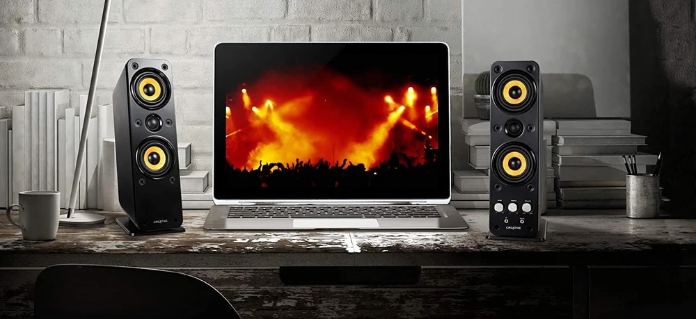 Creative GigaWorks T40 Series II 2.0 Aukštos klasės kompiuterio kolonėlės