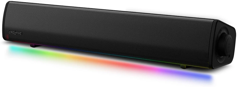Namų kino sistema Creative Soundbar belaidis GS3 juodos spalvos Bluetooth 5.4