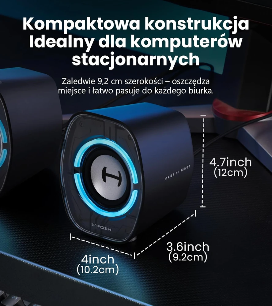 Kompiuterio kolonėlės Edifier kompiuterinės kolonėlės su Bluetooth 5.4, 4 W galia, 2.5" garsiakalbiais, G1000 II