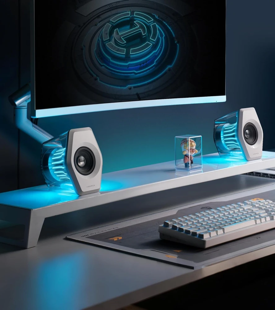 Kompiuterio kolonėlės Edifier kompiuterinės garsiakalbiai su Bluetooth, 32 W galia, 7.1 surround, RGB apšvietimu, G2000 PRO
